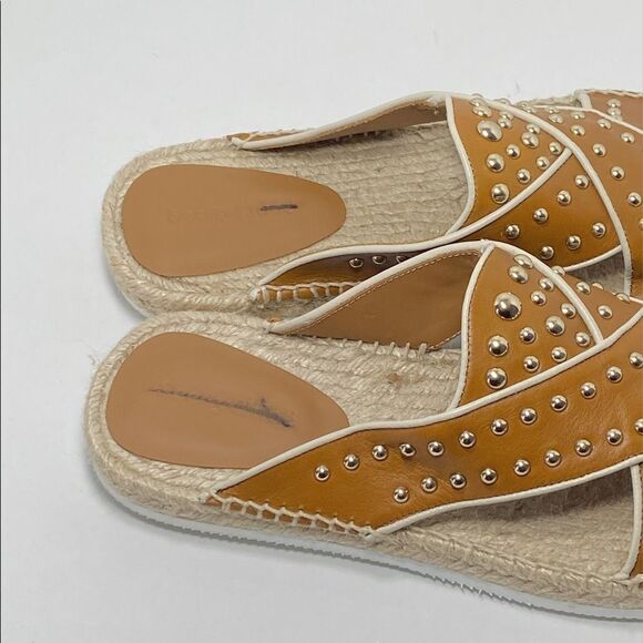 See by Chloe Pia Studded Slide Espadrille Sandals size 40 - Picture 6 of 9